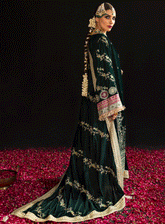 Maya by Nureh Embroidered Velvet Unstitched 3 Piece Suit - NU23MV 99 ALMA